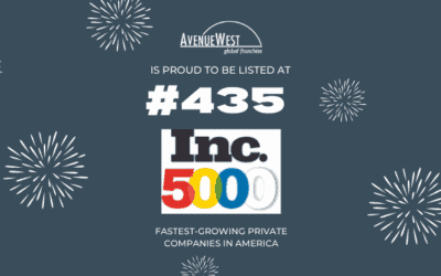 AvenueWest Global Franchise Among Top 500 Honorees Named to Inc. 5000 List of America’s Fastest-Growing Private Companies